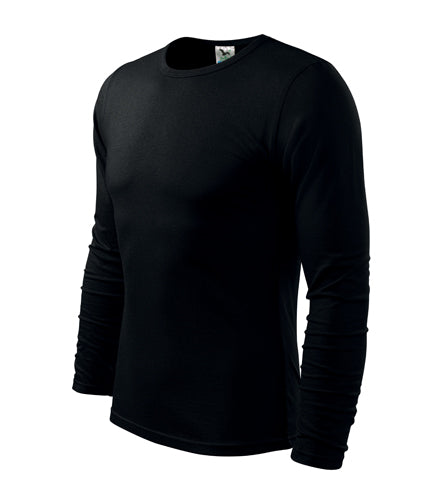 Malfini Long Sleeve T-Shirt Fit-T, 160g/m2, Black