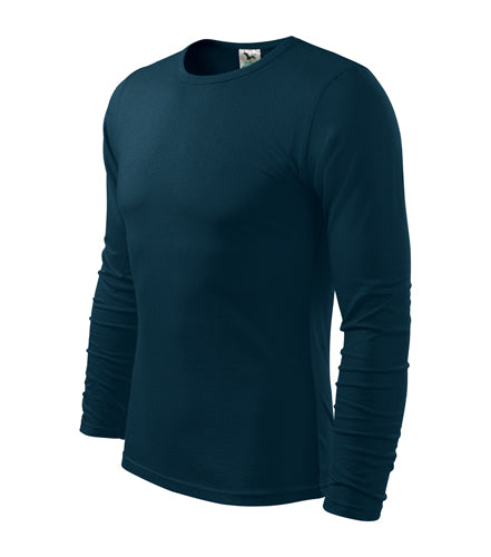 Malfini Long Sleeve T-Shirt Fit-T 160g/m2, Navy Blue