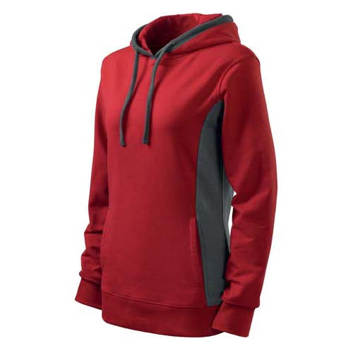 Malfini Women's Kangaroo Hoodie 280g/m2, Red