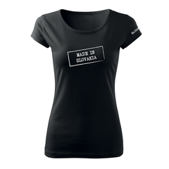 DRAGOWA women's t-shirt Made in Slovakia 150 g/m², black