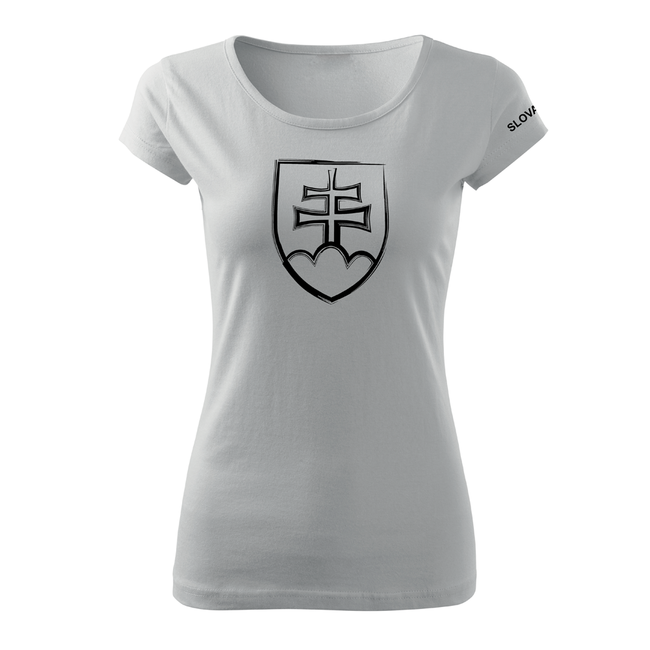 DRAGOWA Made In Slovakia Women's T-Shirt 150 g/m², Black, White