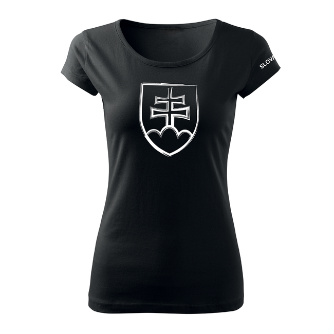 DRAGOWA Slovak Symbol Women's T-Shirt 150 g/m², Red