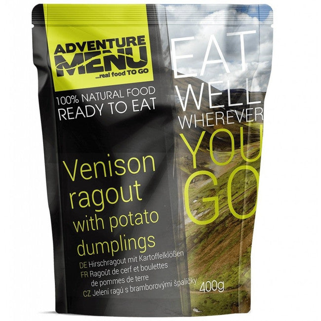Adventure Menu Venison Ragout with Potato Dumplings 400g