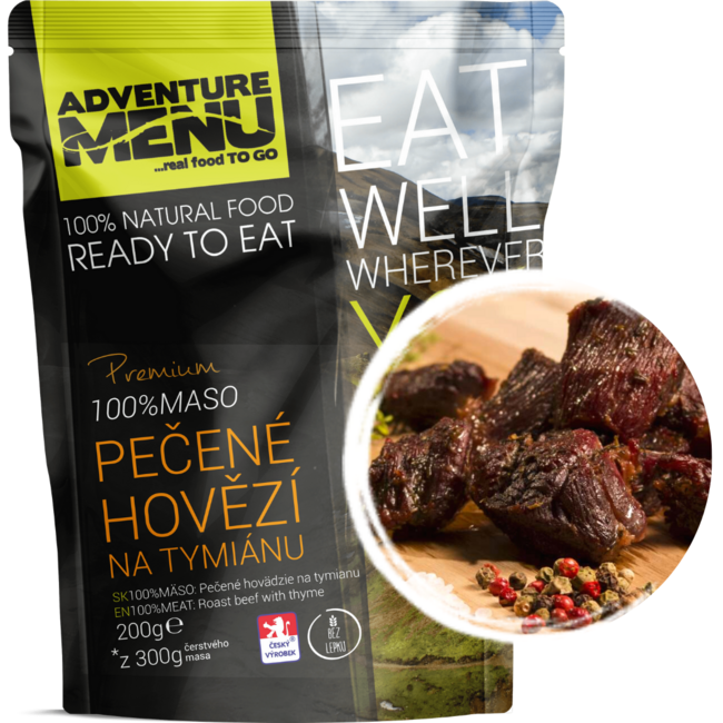 Adventure Menu Roasted Beef with Thyme, 200g