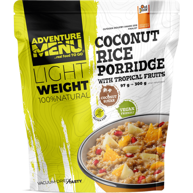 Adventure Menu Rice and Coconut Porridge with Tropical Fruit, 300g