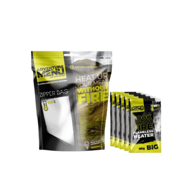 AdventureMenu Self-Heating System 5x60g, Menu