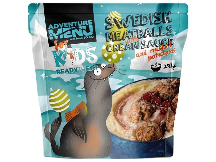Adventure Menu Swedish Meatballs with Creamy Sauce and Potato Puree, 250g