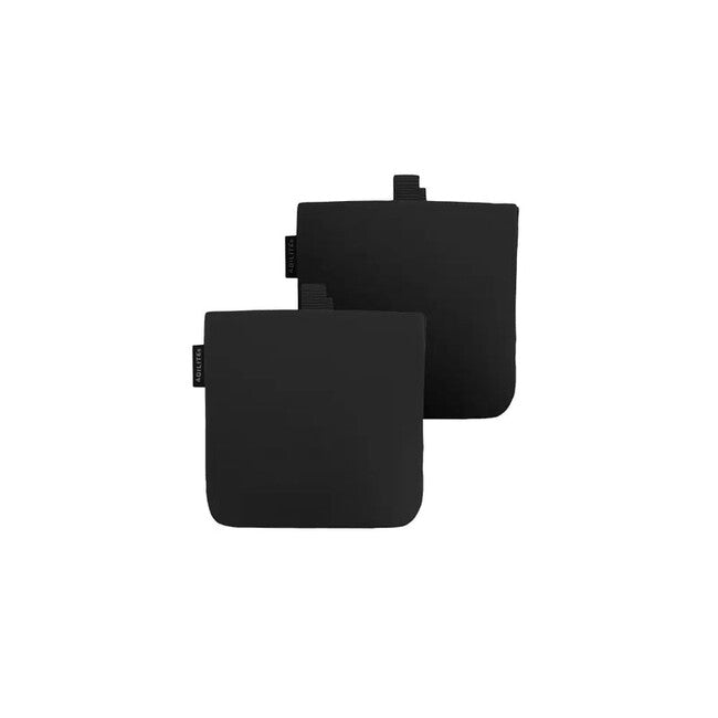 Agilite Flank Side Armor Pouch, Black (2 Pack)