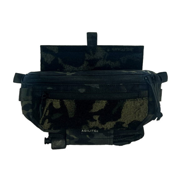 Agilite Six Pack Hanging Pouch, Multicam Black