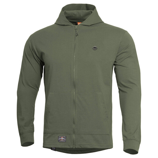 Pentagon Agis Ring Spun G Men's Hoodie, Camo Green