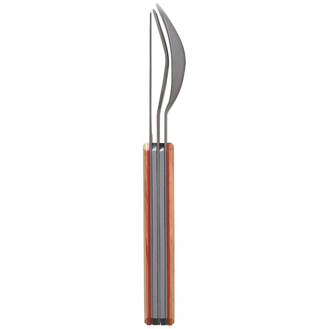 Akinod A01T00001 Cutlery Set 12h34, Olive Wood