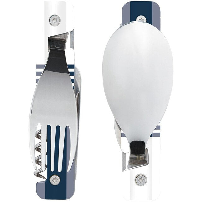 Akinod A02M00044 Multifunctional Utensil 13h25, Blue Marinière-Mirror Finish