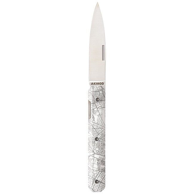 Akinod A03M00010 Pocket Knife 18h07, Downtown White