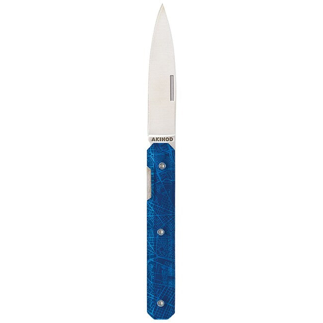 Akinod A03M00012 Pocket Knife 18h07, Downtown Blue