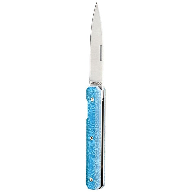 Akinod A03M00013 Pocket Knife 18h07, Downtown Azure