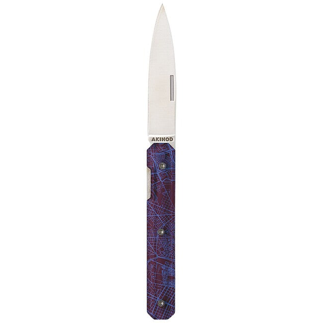 Akinod A03M00014 Pocket Knife 18h07, Downtown Violet