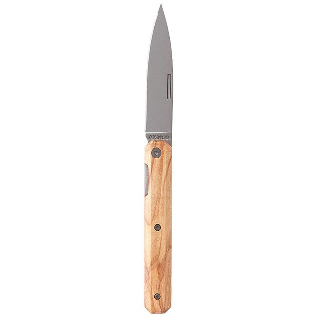 Akinod A03T00001 Pocket Knife 18h07, Olive Wood
