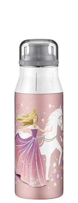 alfi elementBottle Kids Stainless Steel Water Bottle, 0.6L, Princess