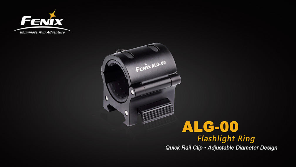 Fenix Aluminum Flashlight Mount for Picatinny Rail