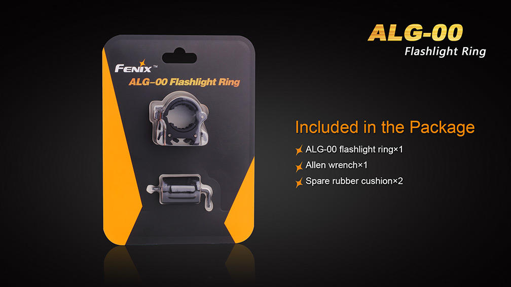 Fenix Aluminum Flashlight Mount for Picatinny Rail