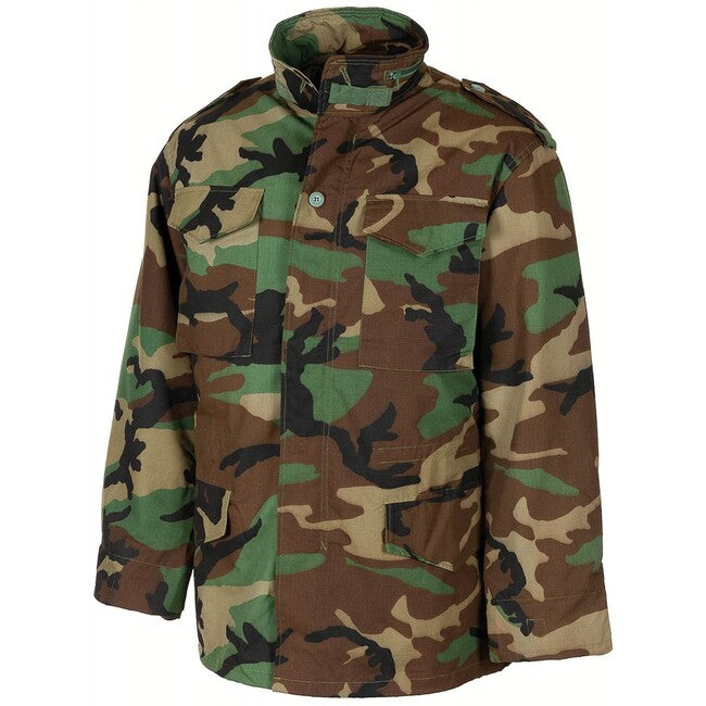 MFH M68 American Field Jacket with Detachable Quilted Lining, Woodland