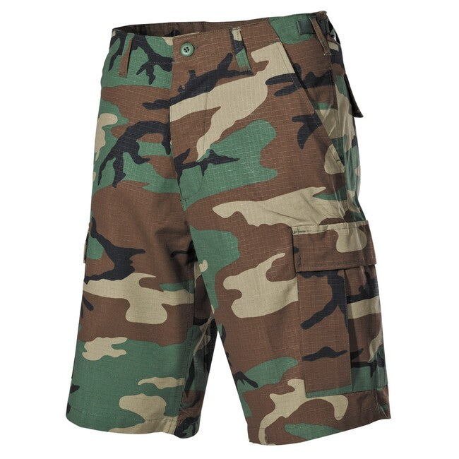 MFH BDU Shorts Rip-Stop, Woodland