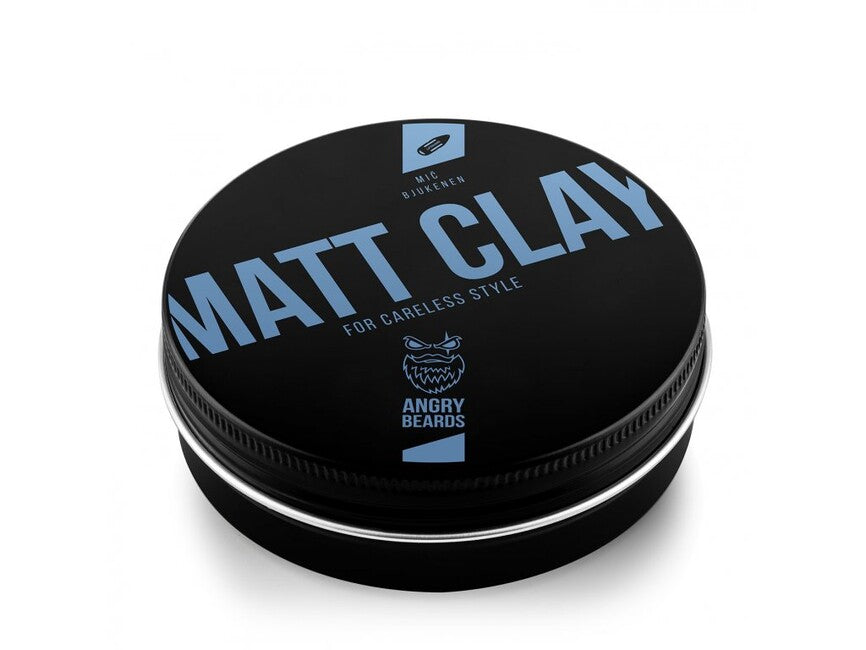 ANGRY BEARDS White Hair Clay Mitch Bjukenen 100g