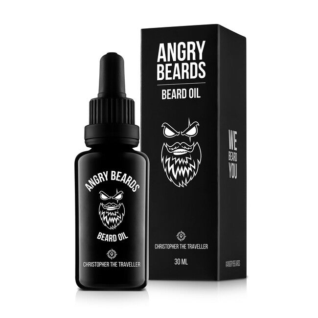 ANGRY BEARDS Beard and Mustache Oil Christopher The Traveller 30 ml