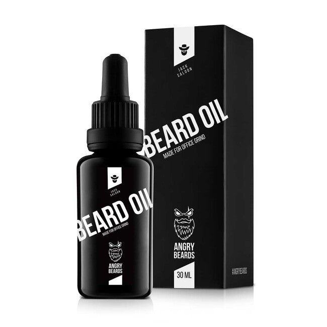ANGRY BEARDS Jack Saloon Beard and Mustache Oil 30 ml