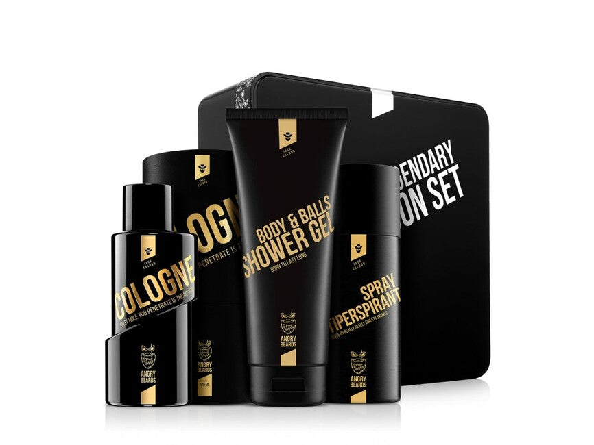 Angry Beards Men's Cosmetic Set Legendary Jack Saloon
