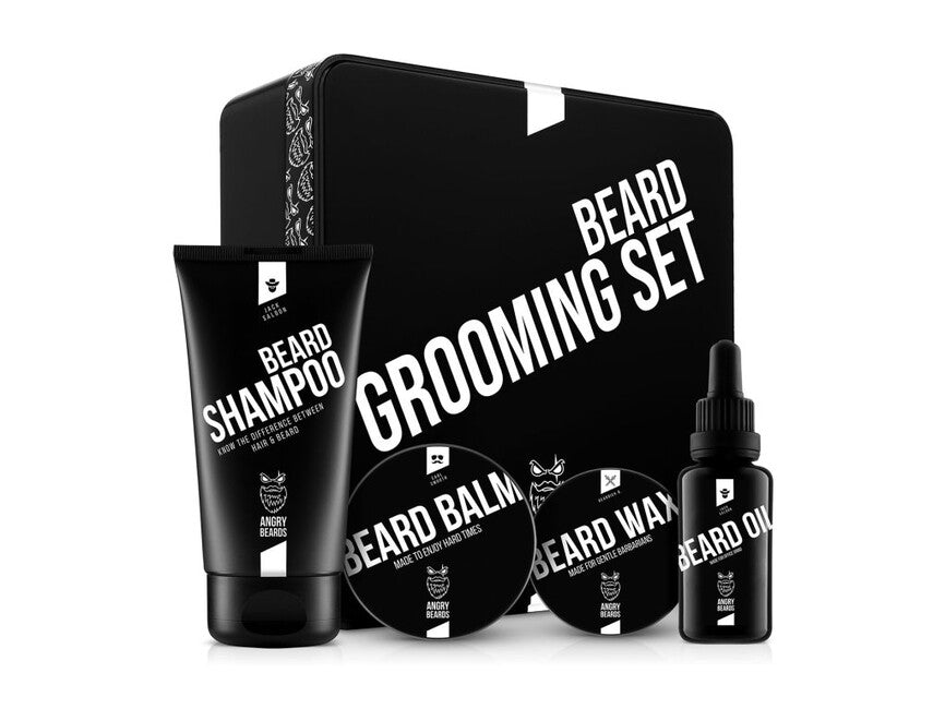 Angry Beards Beard and Mustache Care Set