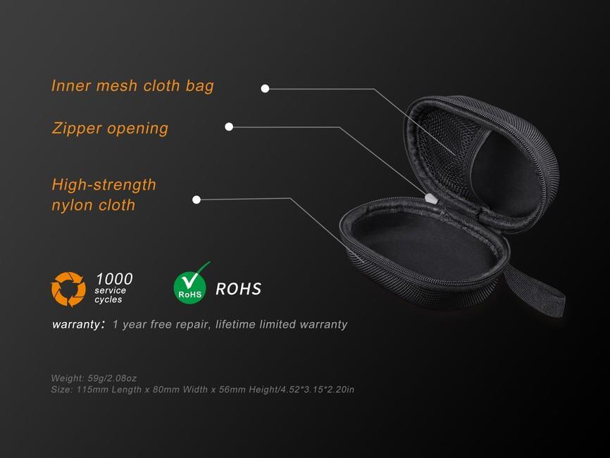 Fenix APB-20 Headlamp Pouch, Black