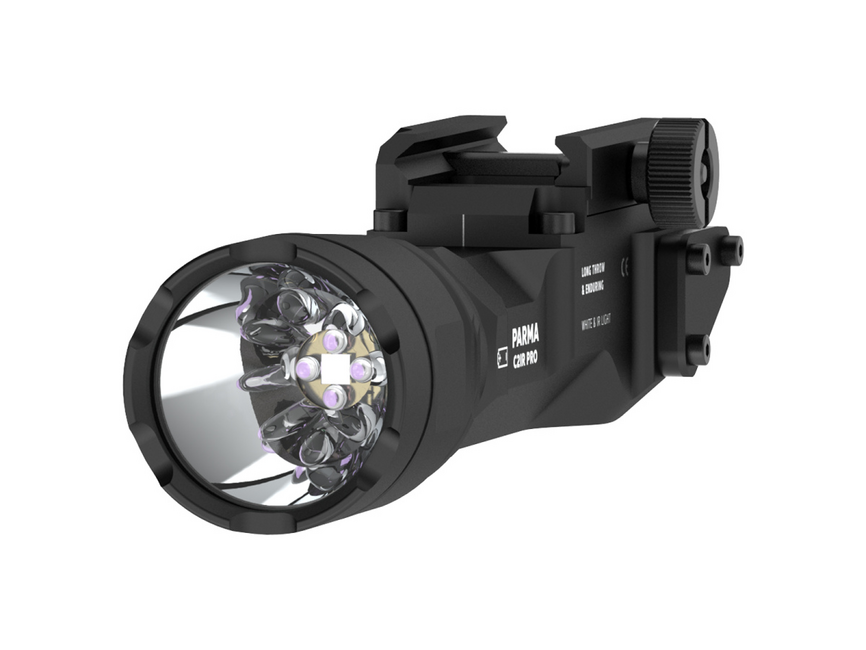 Armytek Parma C2IR Pro Compact Weapon-Mounted Rechargeable Flashlight 1200lm