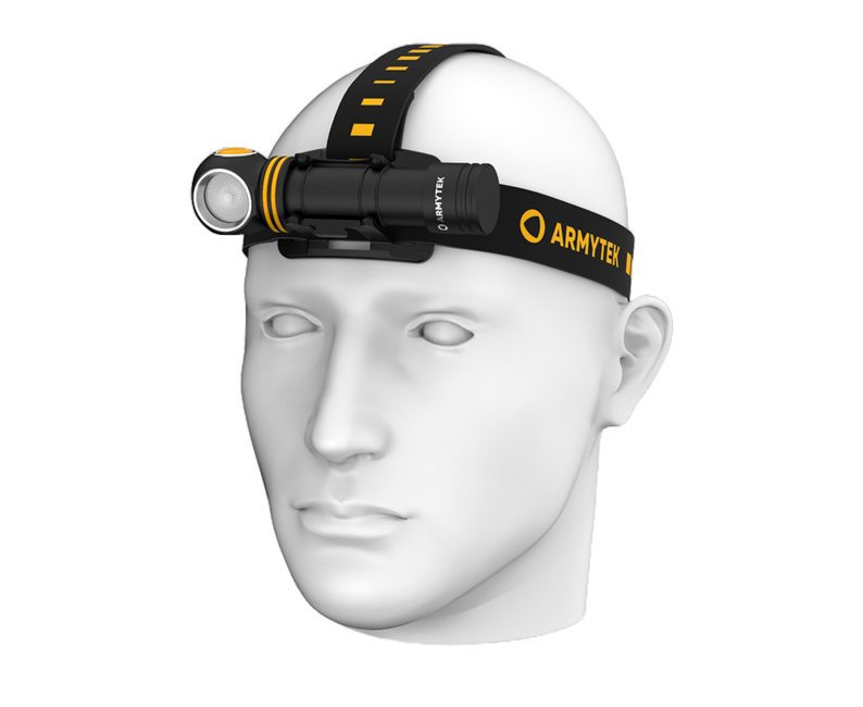 Armytek Elf C2 Cold White LED Headlamp, Battery Powered, 1100 lm, 4800 h, 65 g