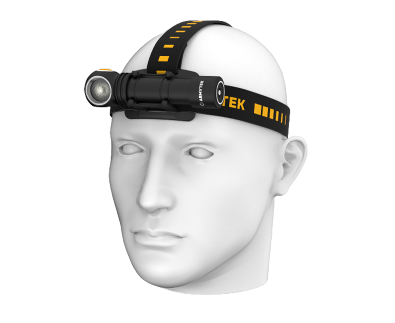 ArmyTek Wizard C2 Magnet White LED čelovka s magnetickým držiakom napájanie z akumulátora 1200 lm 4800 h 64 g