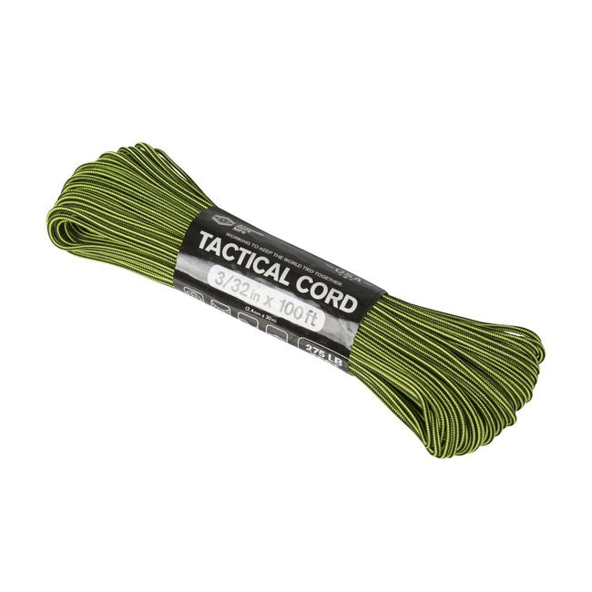 ATWOOD Rope 275 (100ft) - Neon Yellow & Black Stripes 48