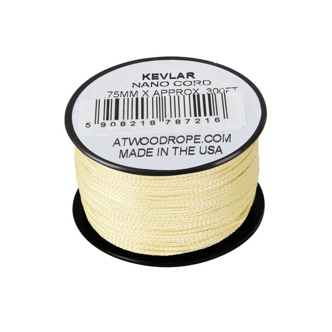 ATWOOD® Nano Kevlar Rope 75 mm (300 ft) - Yellow (K300)