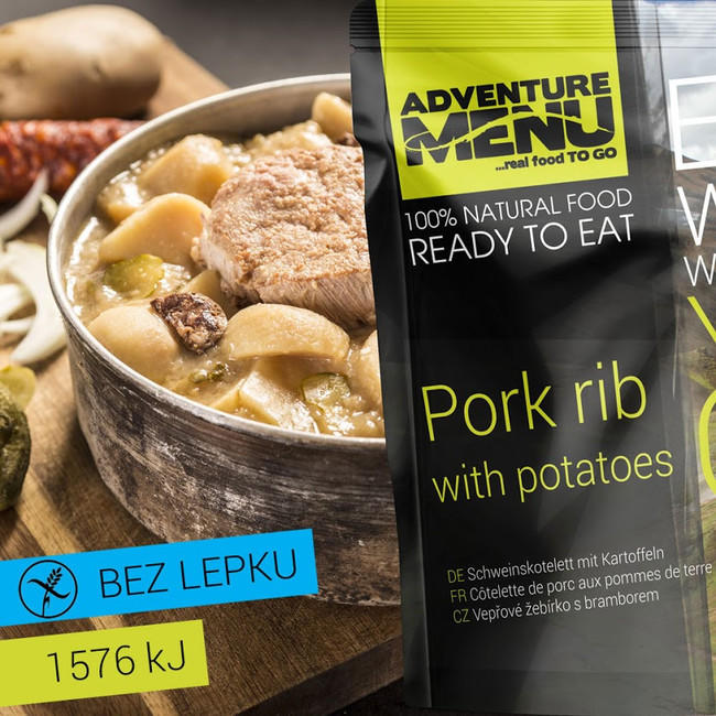 Adventure Menu Pork Ribs with Potatoes 400g