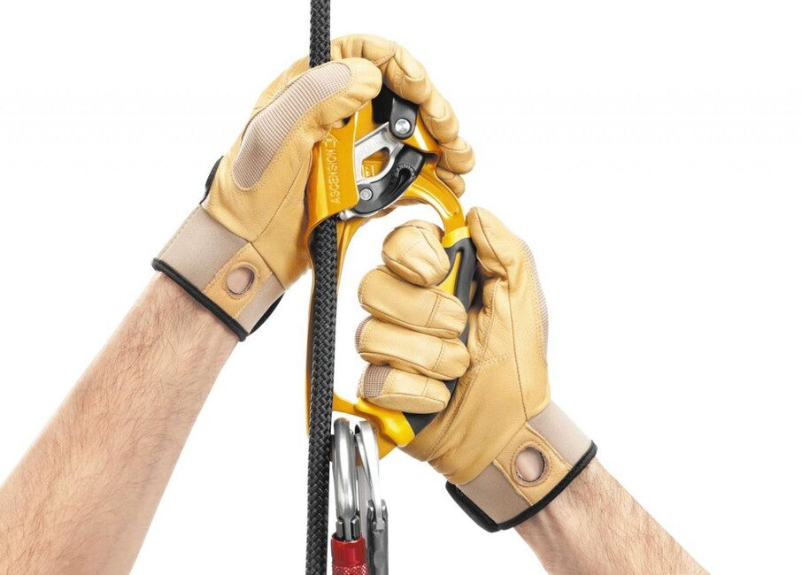 Petzl Ascension Rope Clamp, Right, Yellow