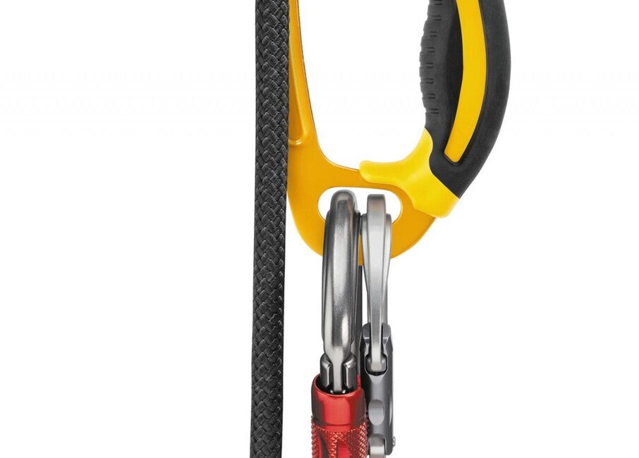 Petzl Ascension Rope Clamp, Right, Yellow