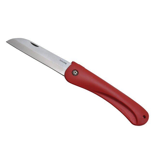 Baladeo ECO191 Birdy vreckový nôž, čepeľ 8 cm, oceľ 2CR13, rukoväť PP červená