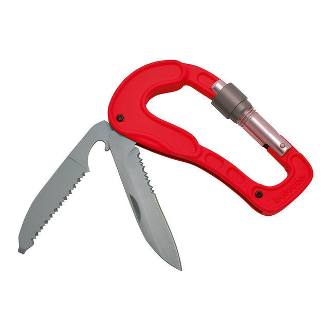 Baladeo ECO211 Cliff Carabiner + 2 Blades, Red