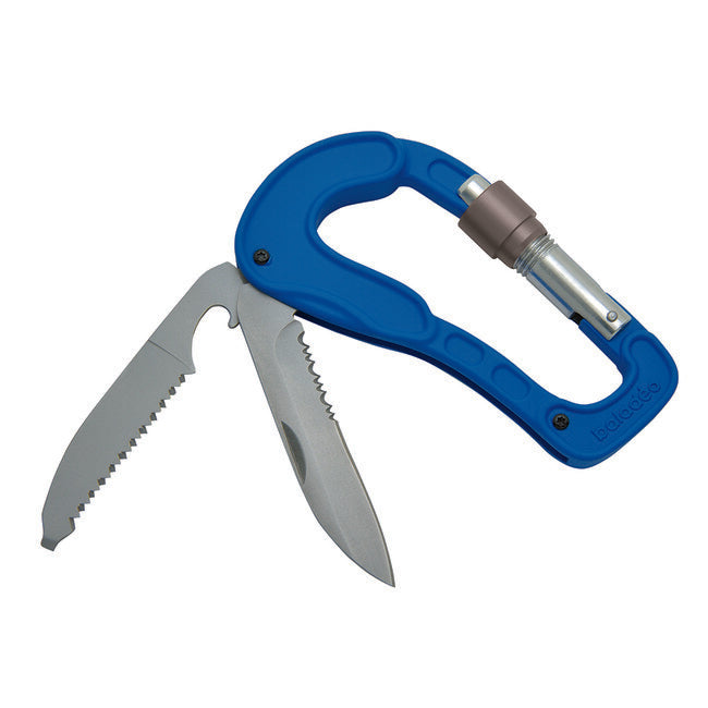Baladeo ECO212 Cliff Carabiner + 2 Blades, Blue