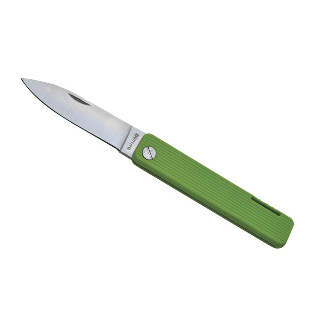 Baladeo ECO355 Papagayo vreckový nôž, čepeľ 7,5 cm, oceľ 420, rukoväť TPE limetková