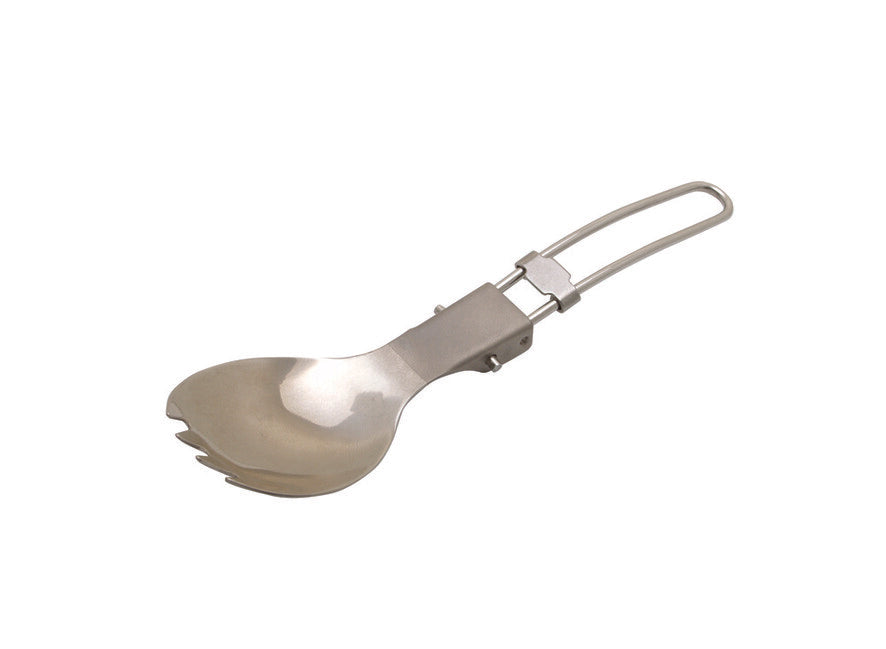 Baladeo PLR087 Folding Spoon Fork, Titanium