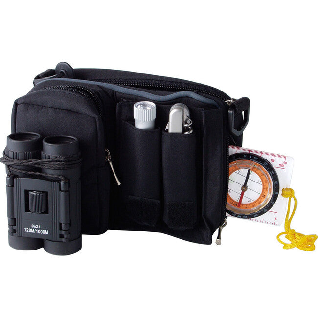 Baladeo PLR101 Trekking Knife, Binoculars and Compass Set