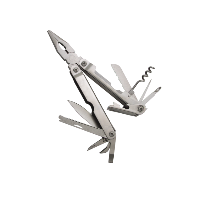 Baladeo TEM021 Abilis 3.0 Multitool, 14 Functions, Stainless Steel