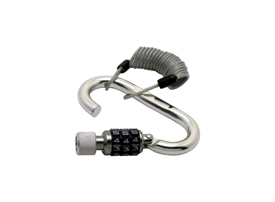 Baladeo TRA011 Trax Dial Lock with Carabiner