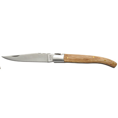 Baladeo Tradition Folding Knife with Ash Wood Handle
