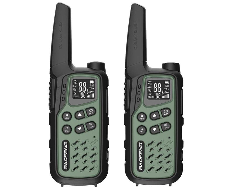 BaoFeng BF-T25E PMR Radio 2 Pack, Green